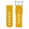 Silicone strap ALIGATOR 20mm, mustard yellow