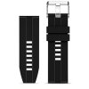 Replacement silicone strap for Aligator Watch Pro and Aligator Watch Pro X 22mm, black