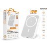 MagSafe Power bank Mag-Bank with wireless charging, 10,000 mAh, white