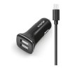 5143 1 5143 1 nabijecka do auta aligator s micro usb kabelem a 2xusb vystupem 2 4a turbo charge cerna