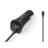 Car Charger ALIGATOR, Micro USB with USB output, 2.4A, black