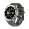 Aligator Watch GPS stříbrné se zeleným silikonovým řemínkem