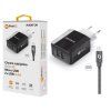 682 682 682 chytra nabijecka aligator 3 4a 2xusb s kabelem micro usb smart ic cerna