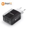Chytrá nabíječka ALIGATOR 3.4A, 2xUSB, smart IC, černá
