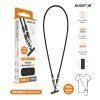 Dátový kábel ALIGATOR Machrkabel 3A 60W, USB-C/USB-C, čierny