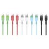 Dátový kábel ALIGATOR SoftPastels 3A 65W, USB-C/USB-C, biely