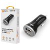Nabíječka do auta ALIGATOR , 2xUSB 3.4A, originální černá
