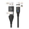 6931 2 datovy kabel aligator magnetic 3a 65w usb c usb usb c 1 5m