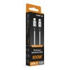 Adatkábel ALIGATOR PREMIUM 5A 100W, USB-C/USB-C, fehér