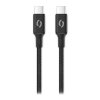 Data cable ALIGATOR PREMIUM 5A 100W, USB-C/USB-C, black