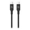 Datový kabel ALIGATOR PREMIUM 5A 100W, USB-C/USB-C, černý