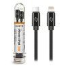 ALIGATOR TUBA 30W adatkábel, USB-C/Lightning fekete