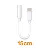 Audio adaptér USB-C / 3,5mm Jack, bílý