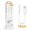 Audio adaptér USB-C / 3,5mm Jack, bílý