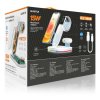 Bezdrátová nabíjecí stanice ALIGATOR Smart Station A 3v1, nabíjení Apple Watch, 15W, bílá