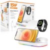 949 949 bezdratova nabijeci stanice aligator smart station a 3v1 nabijeni apple watch 15w bila