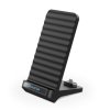 Bezdrátový Qi stojánek ALIGATOR s USB-C konektorem, 15W, černý