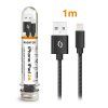 985 985 985 datovy kabel aligator tuba 2a iphone lightning cerny