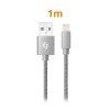 997 2 997 2 997 2 datovy kabel aligator tuba 2a iphone lightning sedy
