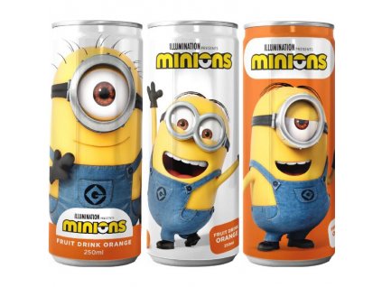 MINIONS FRUIT DRINK ORANGE 250ML