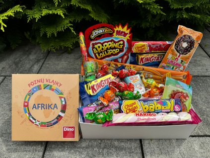 SLADKÁ KRABIČKA S KVÍZY - POZNEJ VLAJKY AFRIKA