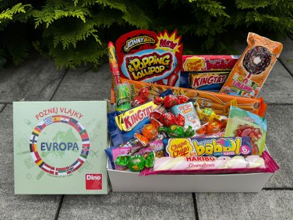 SLADKÁ KRABIČKA S KVÍZY - POZNEJ VLAJKY EVROPA