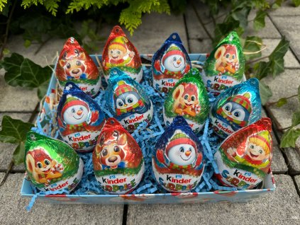 MIKULÁŠSKÁ KRABIČKA KINDER VAJÍČKA SPECIÁLNÍ EDICE 12x20G
