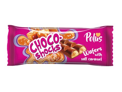CHOCO-SHOCKS OPLATKA SLANÝ KARAMEL 45G
