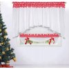 Vánoční set - záclona + panel