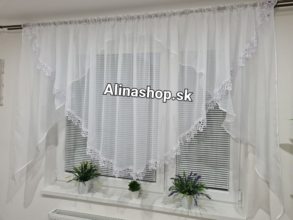 Hotová kusová záclona VIKTORIA - Alina