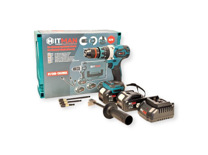 13 Hitman HT CDD 1363MAX Akkumulátoros Ütvefúró 13mm