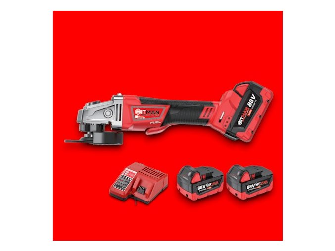 Akumulátorová uhlová brúska Hitman HT-M18-6808XC 125 mm 88 V