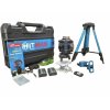 Hitman HT-GLS-2416LD 4D 16-riadkový zelený laserový vodováha – 360° horizontálne a vertikálne priečne lúče, automatické samonastavovanie, diaľkové ovládanie APP