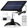 LUSTER SOLÁRNA LED ZÁVESNÁ STROPNÁ LAMPA + DIAĽKOVÉ OVLÁDANIE