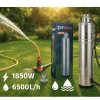 Hitman HT-SP6833 Čerpadlo do hlbokých studní – 1850 W, 6500 l/h, sacia hĺbka 35 m