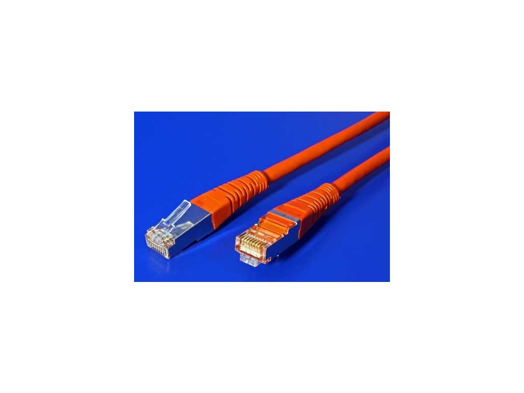 Patch kabel FTP cat 5e, 3m - červený