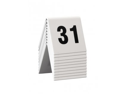 Rozlišovací tabulka Securit TABLE SIGNS čísla 31-40, 10ks