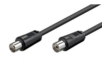 Kabel anténní 75 Ohm, IEC, M-F, 5m