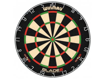 Sisalový terč Winmau BLADE 6, turnajová kvalita  + Harrows šípky zdarma