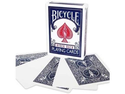Kouzelnické karty Bicycle Blank Face, modré