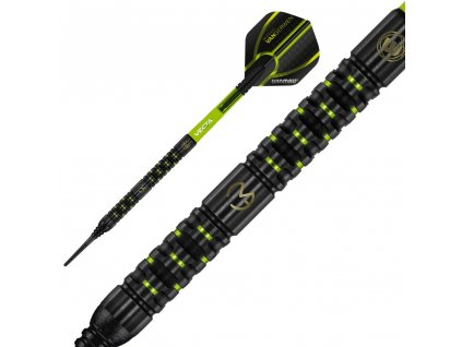 Šipky Winmau soft Michael van Gerwen Adrenalin 22g, 90% wolfram