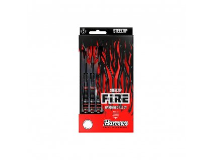 Šipky Harrows steel 21g Fire High Grade Alloy, ocel