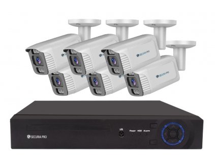 Securia Pro kamerový systém NVR6CHV5S-W smart, bílý