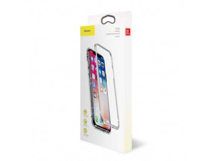 Baseus iPhone X case Magnetite hardware Silver (WIAPIPHX-CS0S)