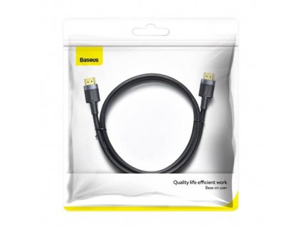 Baseus Video cable Cafule 4KHDMI Male To 4KHDMI Male 2m Black (CADKLF-F01)