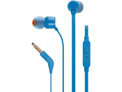 JBL Tune 160 špuntová sluchátka modrá