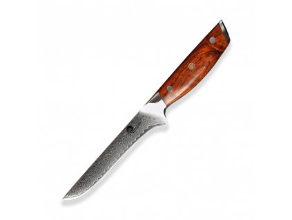 Nůž Dellinger vykošťovací Boning 6" (160mm) Rose-Wood Damascus
