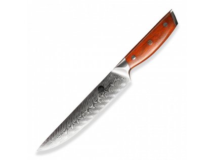 Nůž Dellinger plátkovací Carving 8,5" (210mm) Rose-Wood Damascus