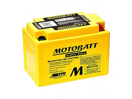 Baterie Motobatt MBTZ14S 11,2 Ah, 12 V, 4 vývody