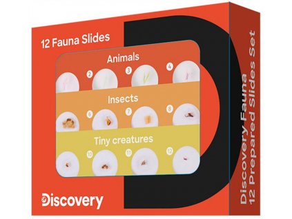 Příslušenství Discovery Fauna 12 Prepared Slides Set - sada hotových preparátů